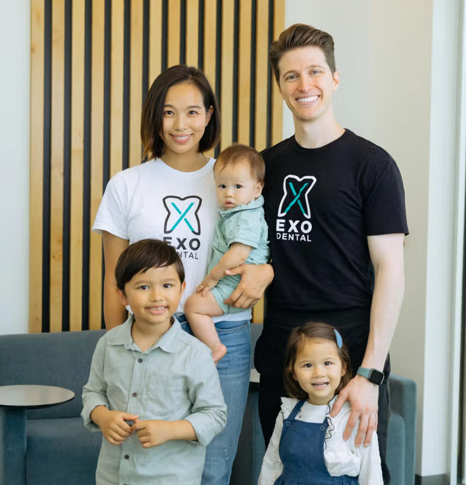 doctor with family