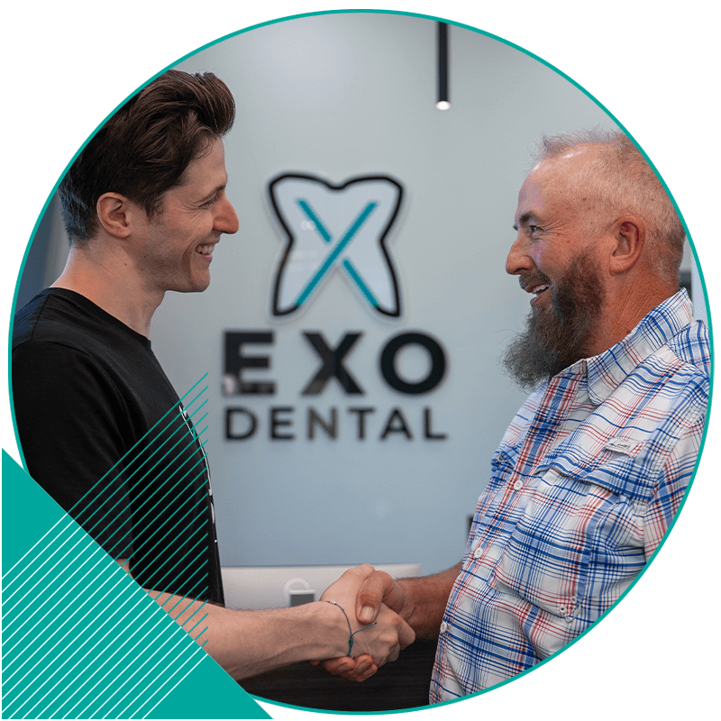 Doctor shaking Hands with patient